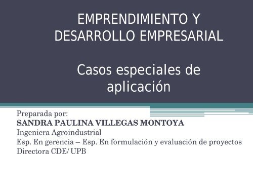 Emprendimiento y Desarrollo Empresarial