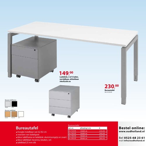 Compact bureau '45' - DigiBrochure