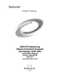 DEV475 Mastering Object-Oriented Analysis and Design with UML ...