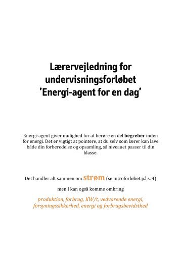 Energi-agent for en dag - Experimentarium