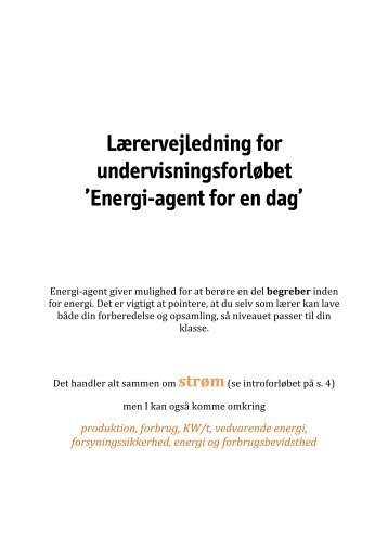 Energi-agent for en dag - Experimentarium