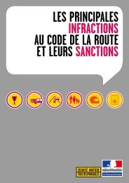 les principales infractions au code de la route et leurs ... - Fichier PDF