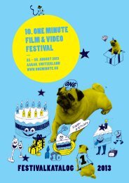Katalog 2013 - One Minute Festival