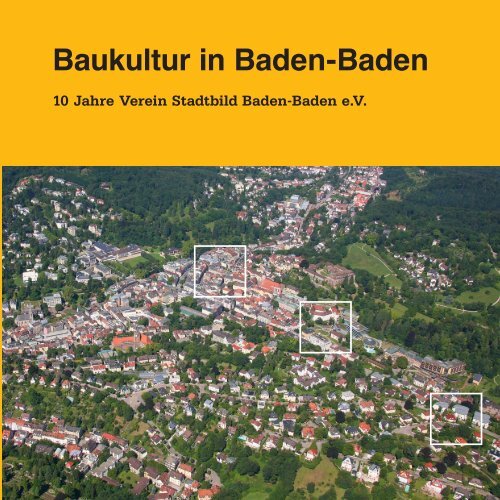 Baukultur in Baden-Baden - Stadtbild Baden-Baden