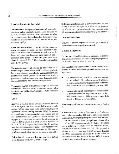[es] Guia para Plantaciones Forestales Comerciales ... - ITTO