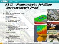 HSVA â€“ Hamburgische Schiffbau Versuchsanstalt GmbH