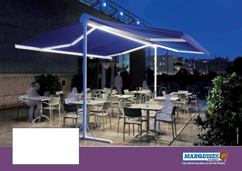 Store de terrasse Grenat Marquises Stores