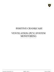 Positive crankcase ventilation (pcv) system monitoring - Automobili ...