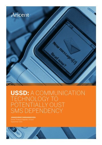 ussd: a communication technology to potentially oust sms ... - Aricent