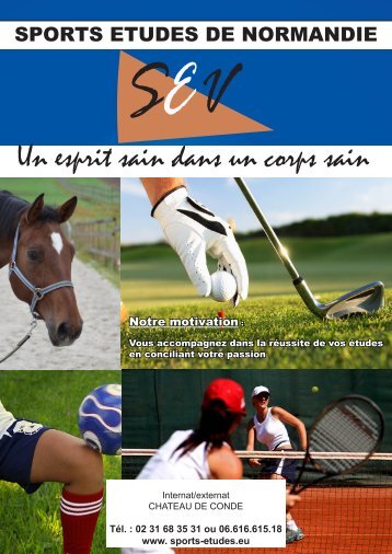 Un esprit sain dans un corps sain - Sports Etudes