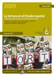 la tortura en el Estado espaÃ±ol - Coordinadora para la PrevenciÃ³n ...