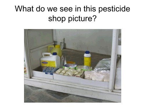 Safe Pesticide Storage & Labeling