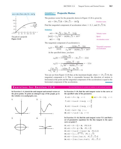 Exercises for Section 12.4