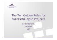 The 10 golden rules for agile project management - Association for ...