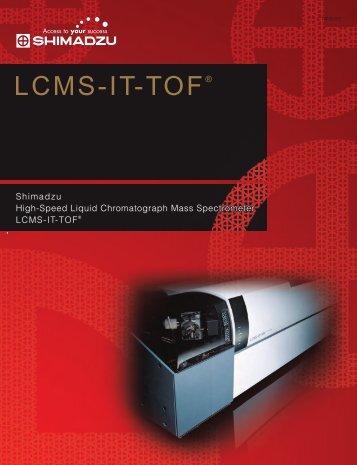 LCMS-IT-TOF® - Shimadzu Scientific Instruments