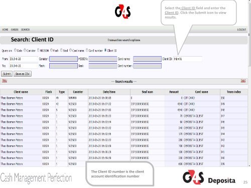 Terminal Management System User Manual - Deposita system