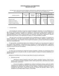 CONFIABILIDAD DE LAS ESTIMACIONES ENCUESTA DE CAFÃ 1 ...