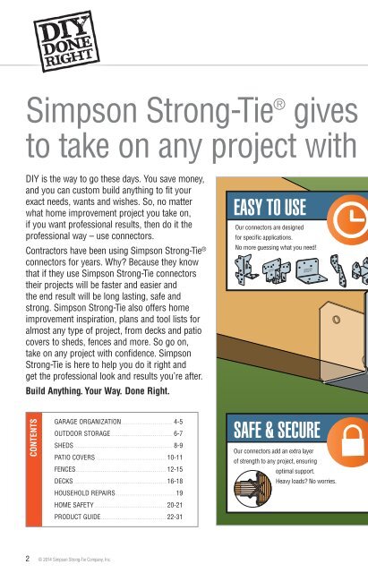DIY Done Right - Simpson Strong-Tie