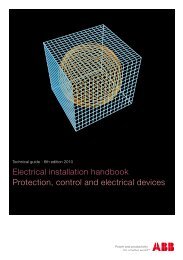 Electrical installation handbook Protection, control and ... - ABB