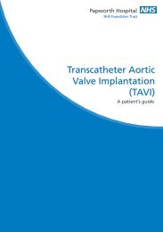 Transcatheter Aortic Valve Implantation (TAVI) - Papworth Hospital
