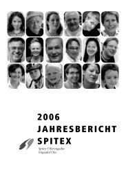 2006 JAHRESBERICHT SPITEX - Spitex Oberengadin