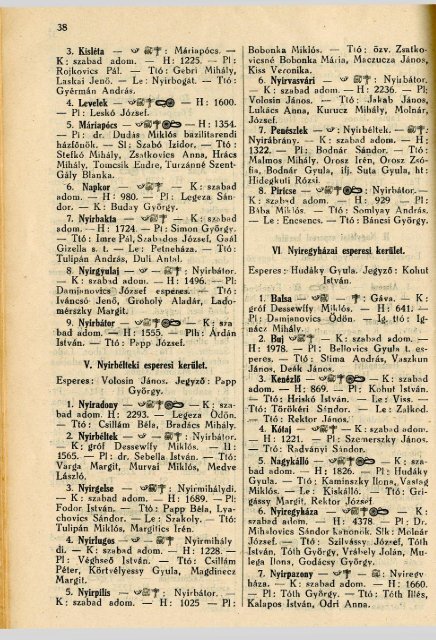 (+ adatok az USA-bÃ³l): 1935 - Byzantinohungarica - GÃ¶rÃ¶g Katolikus ...