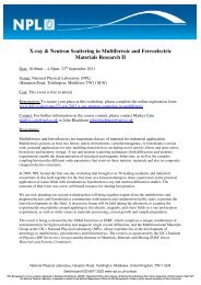 X-ray & Neutron Scattering in Multiferroic and Ferroelectric Materials ...