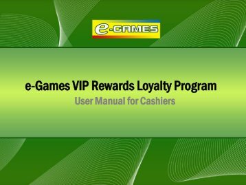 e-Games VIP Rewards Loyalty Program - nocookie.net