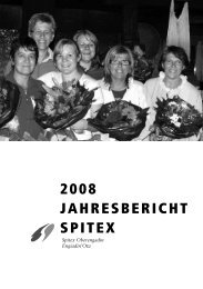 2008 JAHRESBERICHT SPITEX - Spitex Oberengadin