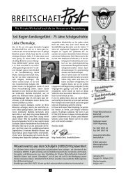 Ausgabe 2010 - Wirtschaftsschule Breitschaft