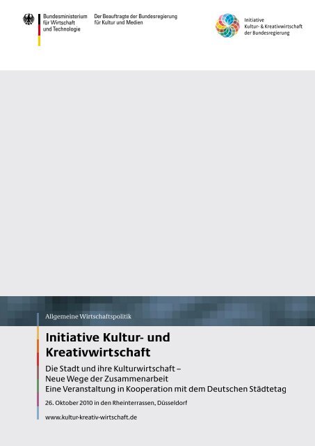 Die Stadt und ihre Kulturwirtschaft - Initiative Kultur- und ...