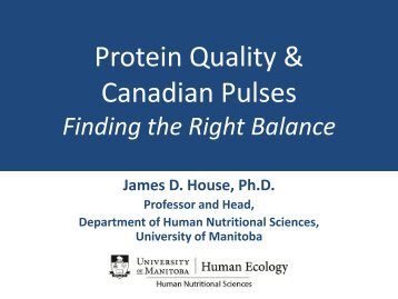 Protein Quality - Pulse Canada