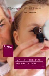 BUPA DIAMOND CARE Membership Guide - ASA International ...