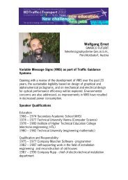 Wolfgang Ernst - IIID Expert Forum Traffic Guiding Systems