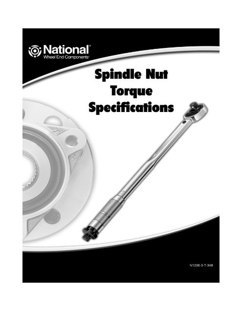 Spindle Nut Torque Specifications Speedway Auto Parts