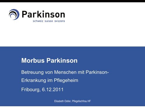 Morbus Parkinson - AFIPA / VFA