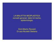 LA MALATTIA NEOPLASTICA: concetti generali ... - Oncologia Rimini