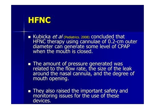 invasive respiratory support