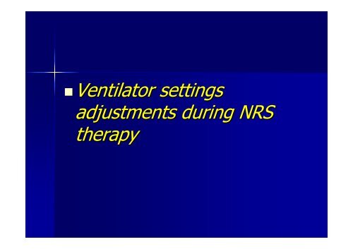 invasive respiratory support