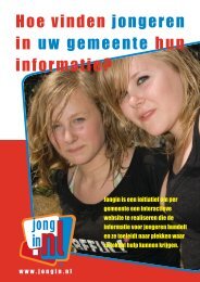 Folder Jongin.nl - Spectrum Gelderland