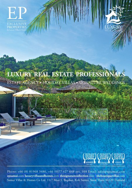 Samui Phangan Real Estate Magazine December-January