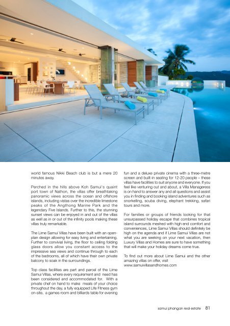 Samui Phangan Real Estate Magazine December-January