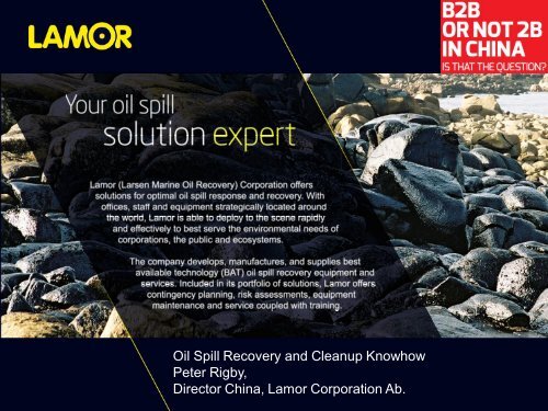 Oil Spill Recovery and Cleanup Knowhow Peter Rigby, Director ...