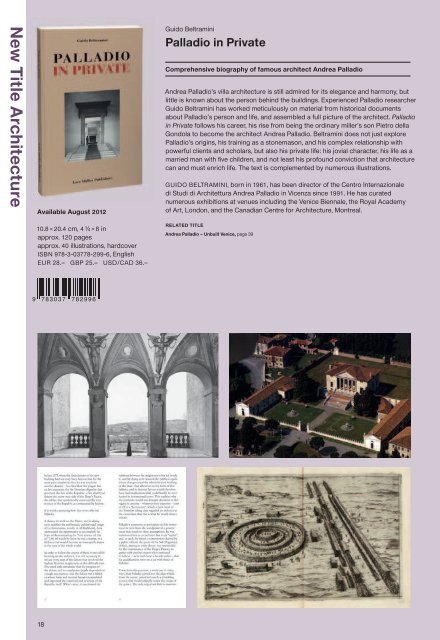 New T itle Architecture - Lars Müller Publishers