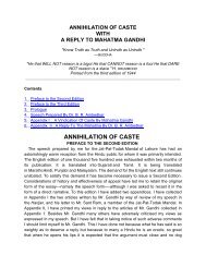 ANNIHILATION OF CASTE - Satnami.com
