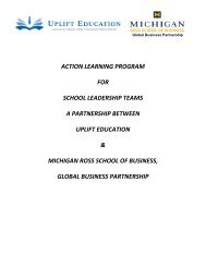 Action learning program for school leadership teams a ... - Noel Tichy
