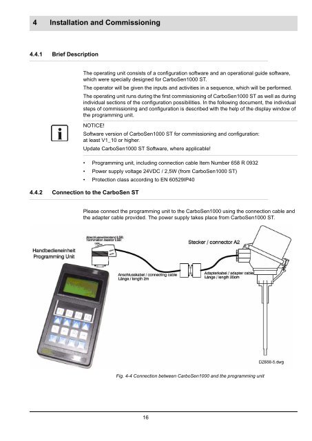 Quick Reference for End-Users CarboSen1000 Sensors ... - lamtec