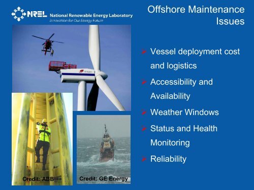 Offshore Wind O&M Challenges - NREL