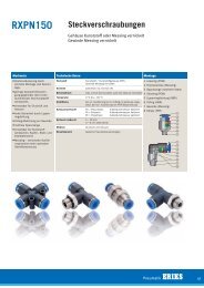 RXPN150 Steckverschraubungen (pdf) - ERIKS