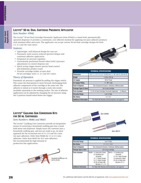 equipment sourcebook - Loctite.ph